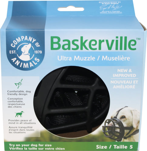 Baskerville baskt Muzzle Sz 5