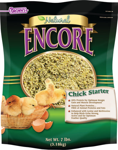 BROWNS NATURAL CHICK STARTER DAILY DIET 7#