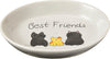ETH BEST FRIENDS OVAL CAT DISH 6 INCH