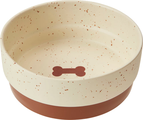 ETH SEDONA DOG DISH CHESNUT BROWN 7 INCH