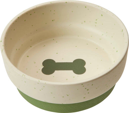 ETH SEDONA DOG DISH SPRUCE GREEN 5 INCH