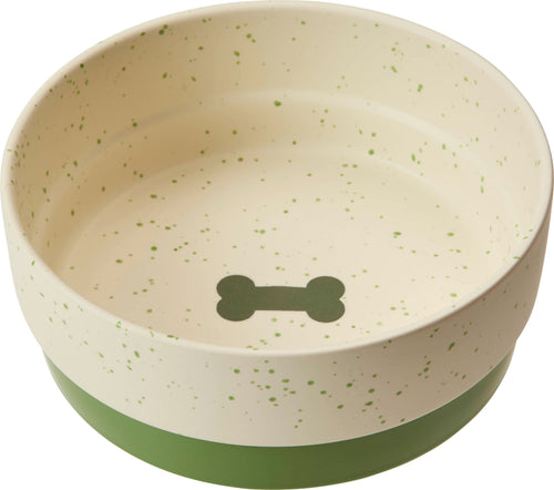 ETH SEDONA DOG DISH SPRUCE GREEN 7 INCH
