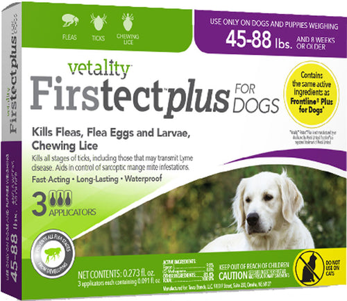 FIRSTECT PLUS DOG 45-88# 3PK