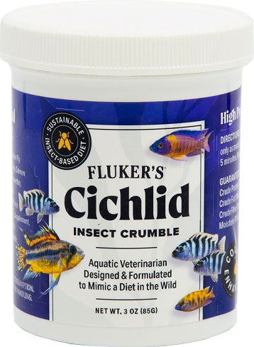 FLUKERS CICHLID INSECT CRUMBLES