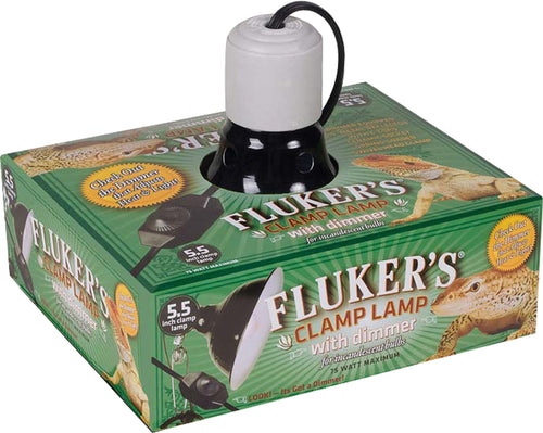 FLUKERS DIMMABLE CLAMP LAMP 5.5 INCH