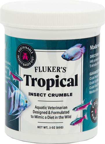 FLUKERS TROPICAL FISH  INSECT CRUMBLES