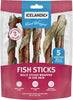 ICELANDIC  BULLY STICK WRAPPED W/FISH SKIN 5PC