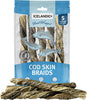 ICELANDIC  COD SKIN HAND WRAPPED BRAID 5PC