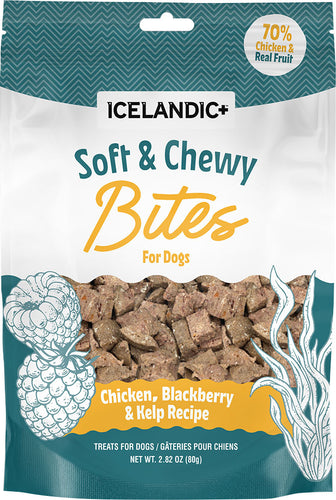 Icelandic SOFT & CHEWY BITES CHICK/BLACKBERRY/KELP 1.8OZ