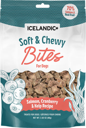 Icelandic SOFT & CHEWY BITES SALMON/CRANBERRY/KELP 1.8OZ