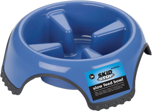 JW SKIDSTOP SLOW FEED BOWL MED