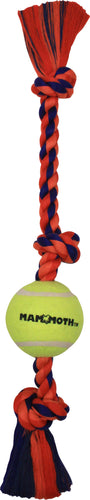 MM COLOR 3 KNOT TUG W/TENNIS BALL 20 INCH