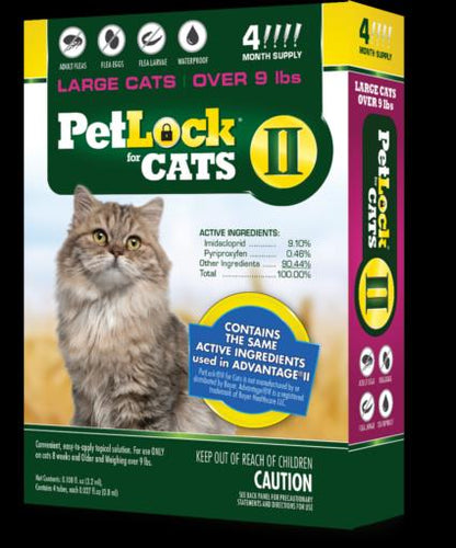 PETLOCK II CAT FLEA/TICK 8+WEEKS