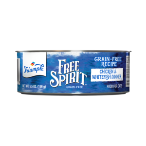 Triumph Free Spirit Grain Free Chicken & Whitefish Dinner Canned Cat Food