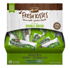 Merrick Fresh Kisses Grain Free Coconut Oil and Botanicals Extra Small Dog Treat Box