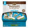 Merrick Fresh Kisses Grain Free Mint Breath Strips Extra Small Dog Treat Box