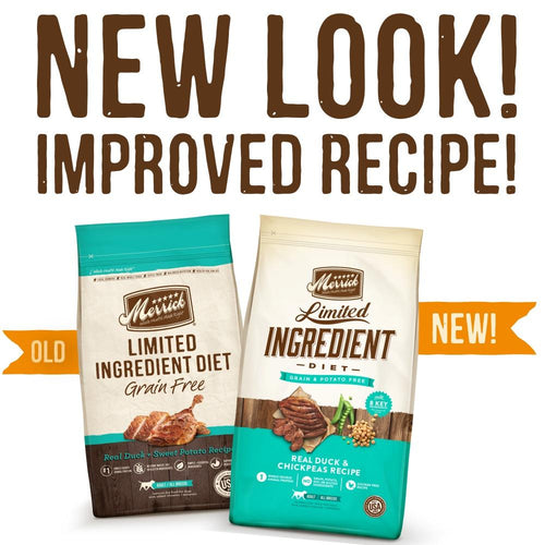 Merrick Limited Ingredient Diet Grain Free Real Duck & Chickpeas Recipe Dry Dog Food