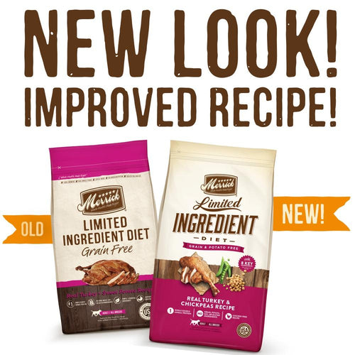 Merrick Limited Ingredient Diet Grain Free Real Turkey & Chickpeas Recipe Dry Dog Food