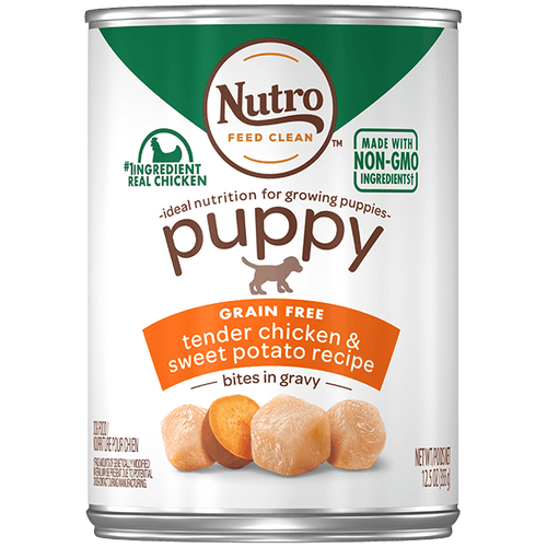 Nutro Bites in Gravy Puppy Wet Dog Food Tender Chicken & Turkey Recipe
