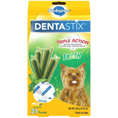 Pedigree Fresh Dentastix Dog Treats for Small and Toy Breeds