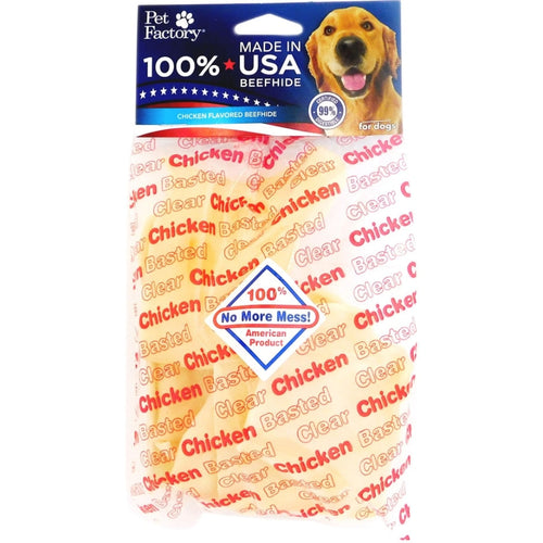 Pet Factory USA Beefhide Clear Basted Chips