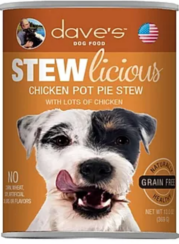 Stewlicious Chicken Pot Pie Stew Canned Dog Food