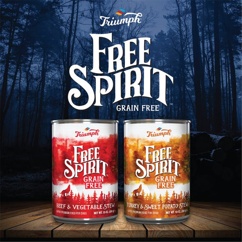 Triumph Free Spirit Grain Free Turkey & Sweet Potato Stew Dog Food