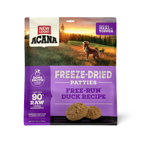 ACANA Freeze Dried Patties Duck Recipe Dog Food & Topper