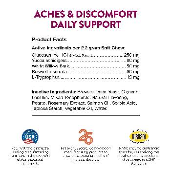 NaturVet Aches & Discomfort Soft Chews for Dogs