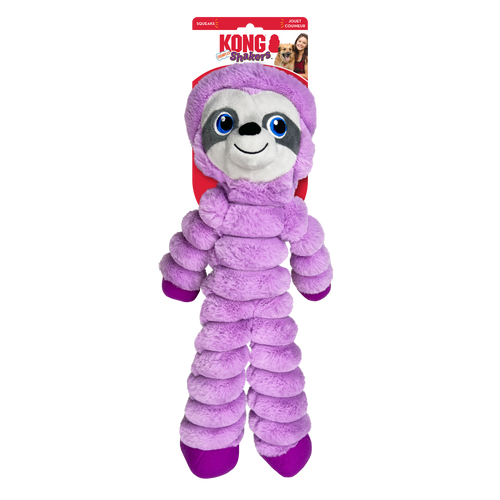 KONG Shakers Crumples Sloth Dog Toy