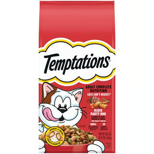 Temptations Block Party BBQ Flavor Dry Cat Food