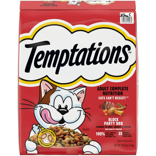 Temptations Block Party BBQ Flavor Dry Cat Food