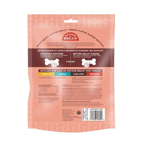 Better Belly Triple Flavor Kabobs Dog Treats