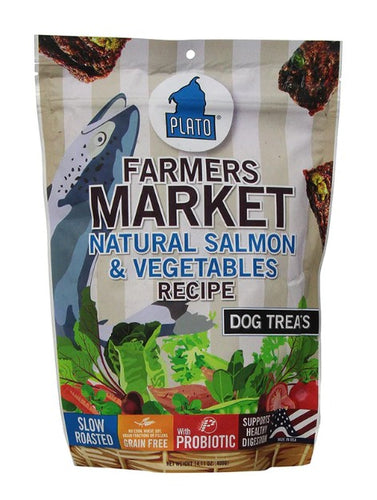 Plato Farmers Market Salmon and Vegetables Dog Recipe Treats