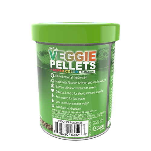 Omega One Veggie Pellets Small Floating