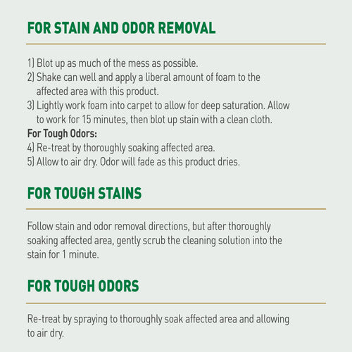 Nature's Miracle Urine Destroyer Plus Foaming Aerosol Spray For Dogs