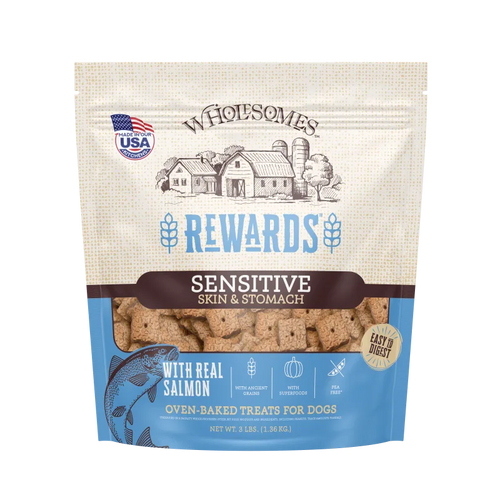 Wholesomes Rewards Sensitive Skin & Stomach Salmon For Dogs