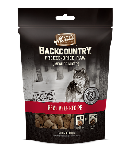 Merrick  Backcountry Freeze-Dried Raw Meal Mixer - Real Beef Recipe