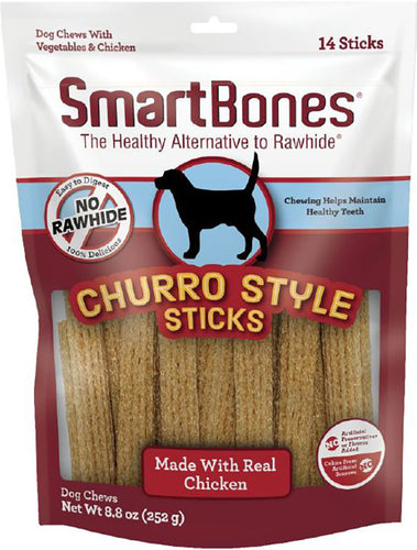 SB CHURRO STYLE STICKS CHICKEN 14CT