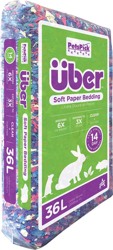 UBER SOFT PAPER BEDDING CONFETTI 36L