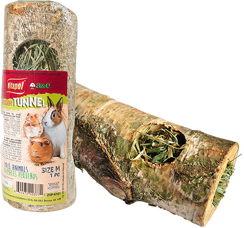 VITAPOL WOOD TUNNEL W/ HAY  MD 6 INCH