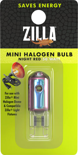 ZIL HALOGEN MINI RED 50W