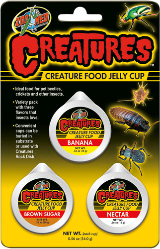 ZM CREATURES FOOD JELLY CUP .56OZ